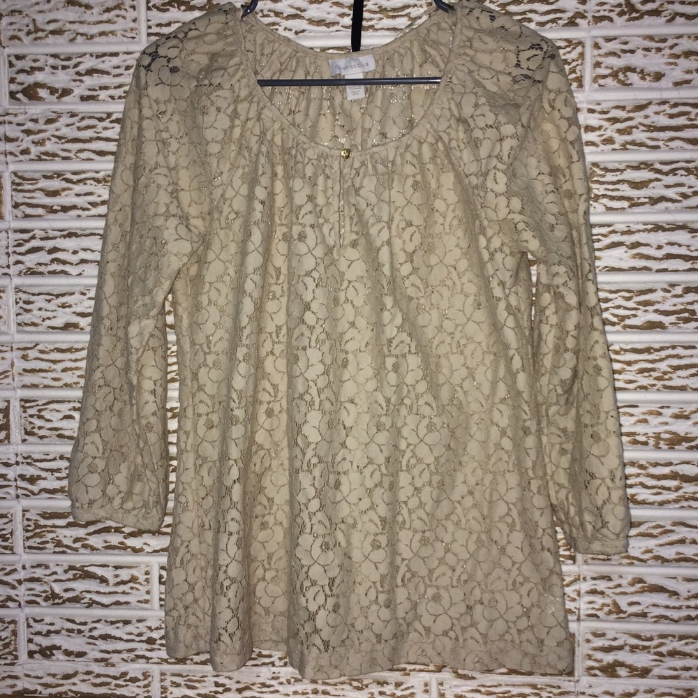 Charter Club Flower Pattern Blouse 🌸